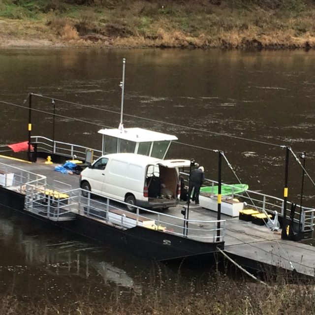 Přívoz v Dolním Žlebu | foto: Daniela Pilařová,  Český rozhlas