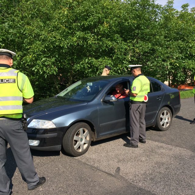 Policejní kontrola | foto: Daniela Pilařová,  Český rozhlas