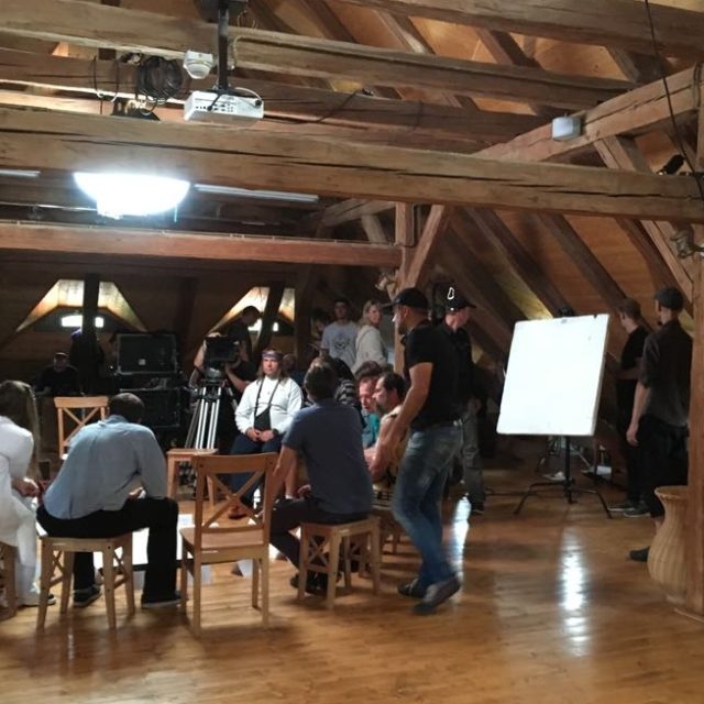 Herci při natáčení filmu podle románu Josefa Formánka Úsměvy smutných mužů | foto: Lucie Valášková