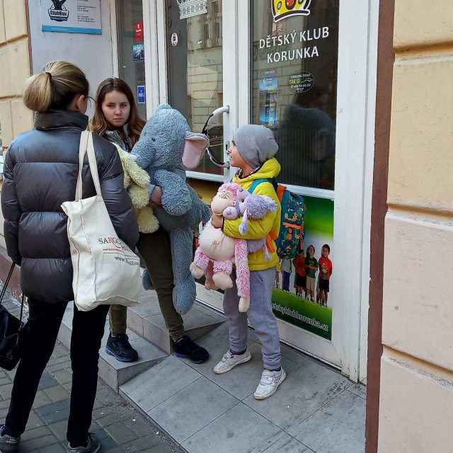Teplické Centrum pro celou rodinu se zaměřilo na pomoc ukrajinským ženám a dětem | foto: Jana Vitásková,  Český rozhlas