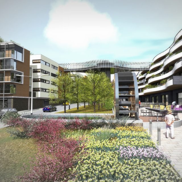 Vizualizace toho,  jak by v budoucnu mohla vypadat Mlýnská ulice v Teplicích | foto: Petr Sedláček