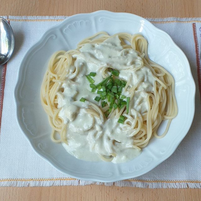 Sýrová omáčka na špagety | foto: Stanislava Brádlová,  Český rozhlas