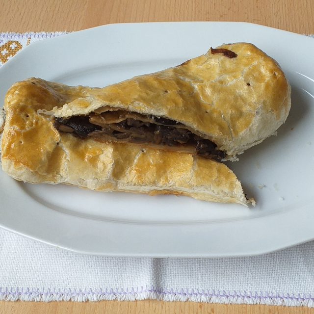 Houbový závin | foto: Stanislava Brádlová,  Český rozhlas