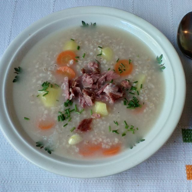 Polévka z uzených žebírek | foto: Stanislava Brádlová,  Český rozhlas