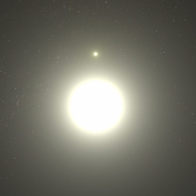 Spektroskopická dvojhvězda Polárka A | foto:  NASA,  ESA and G. Bacon  (STScI),  NASA Hubblesite,  CC0 1.0