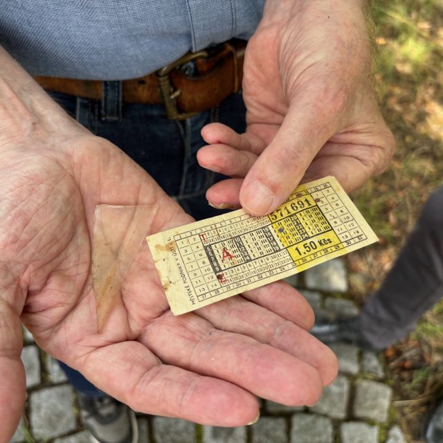 Ústecké muzeum získalo do svých sbírek tramvajový lístek ze dne nehody | foto: Gabriela Hauptvogelová,  Český rozhlas