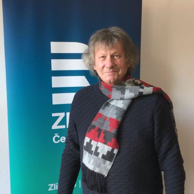 Stanislav Hložek v Českém rozhlase Zlín | foto: Marek Dolina,  Český rozhlas
