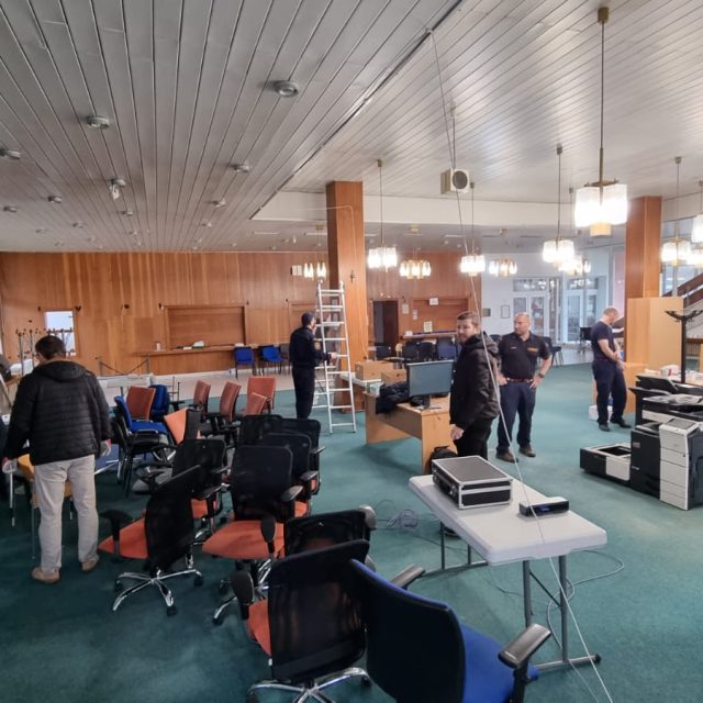 V Ústí nad Labem skončilo krajské asistenční centrum pro lidi z Ukrajiny,  takzvané KACPU | foto: Jan Bachorík,  Český rozhlas