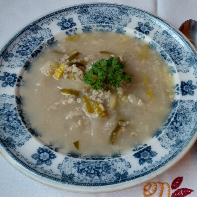 Polévka uzená s krupkami | foto: Stanislava Brádlová,  Český rozhlas