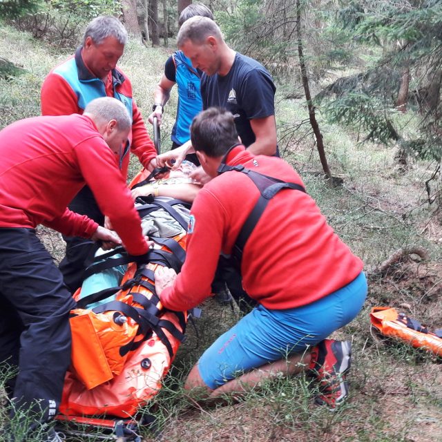 Cvičení horských záchranářů | foto: Šárka Škapiková,  Český rozhlas
