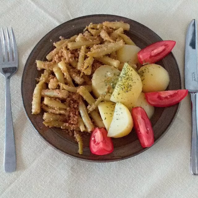 Fazolky s máslovou strouhankou | foto: Stanislava Brádlová,  Český rozhlas