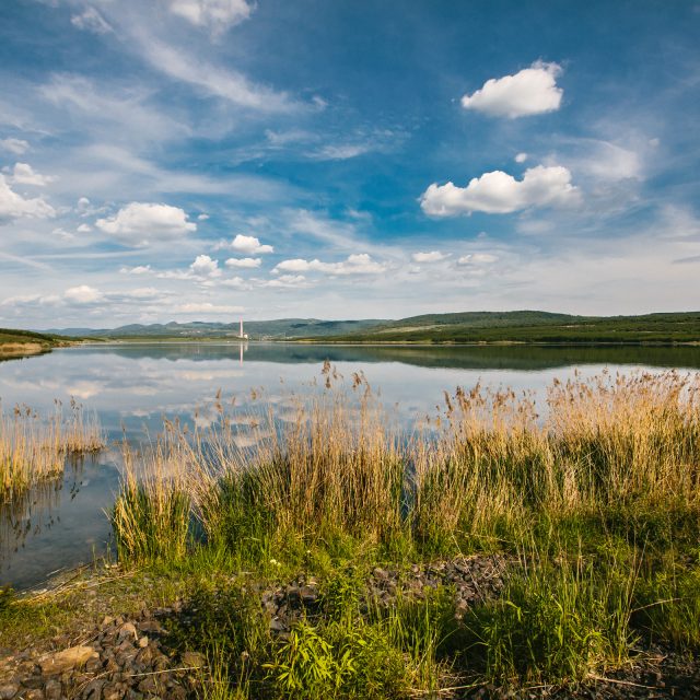 Jezero Milada u Chabařovic | foto: Jana Volková
