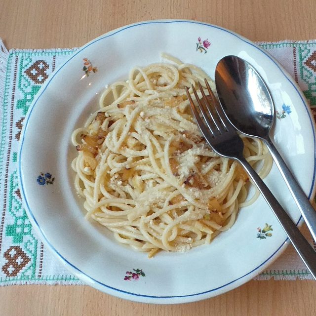 Špagety aglio s pancettou | foto: Stanislava Brádlová,  Český rozhlas