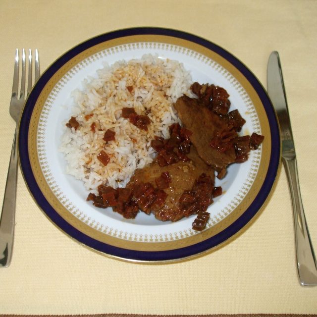 Vepřové plátky se sušenými rajčaty | foto: Stanislava Brádlová,  Český rozhlas