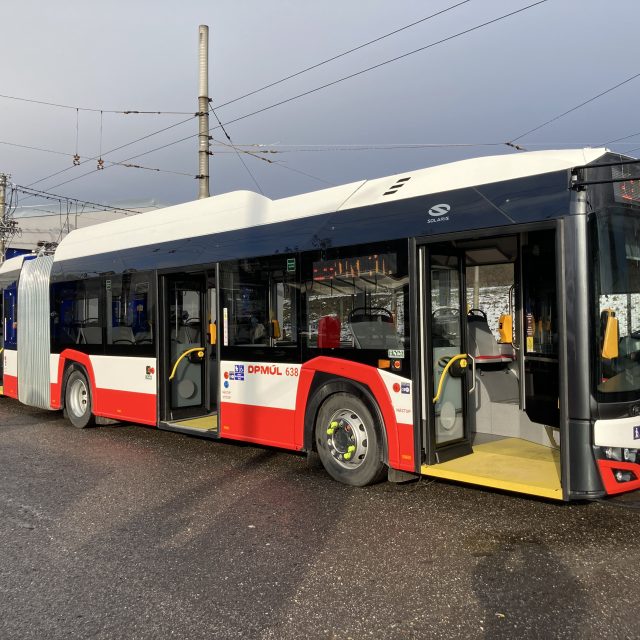 Po Ústí nad Labem budou jezdit parciální trolejbusy | foto: Gabriela Hauptvogelová,  Český rozhlas
