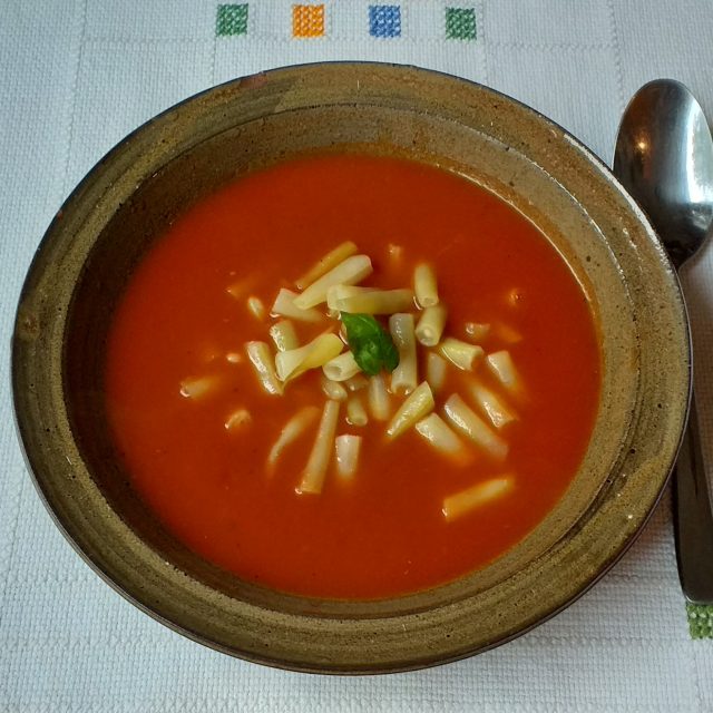 Rajská polévka s fazolkami | foto: Stanislava Brádlová,  Český rozhlas