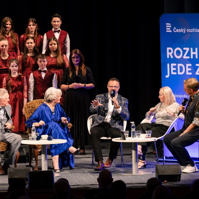 Hosté show Rozhlas jede za vámi v Chomutově | foto: Jiří Šeda