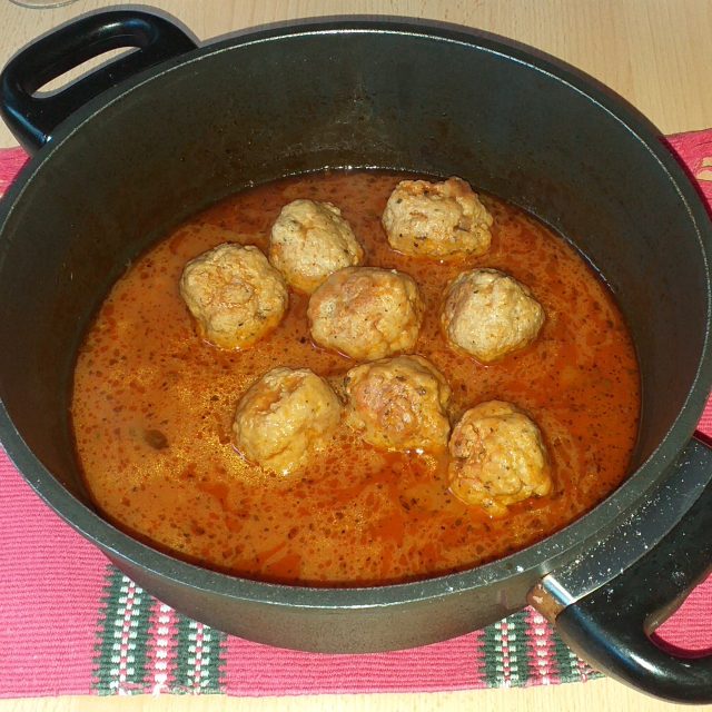 Vepřové kuličky s rajskou | foto: Stanislava Brádlová,  Český rozhlas