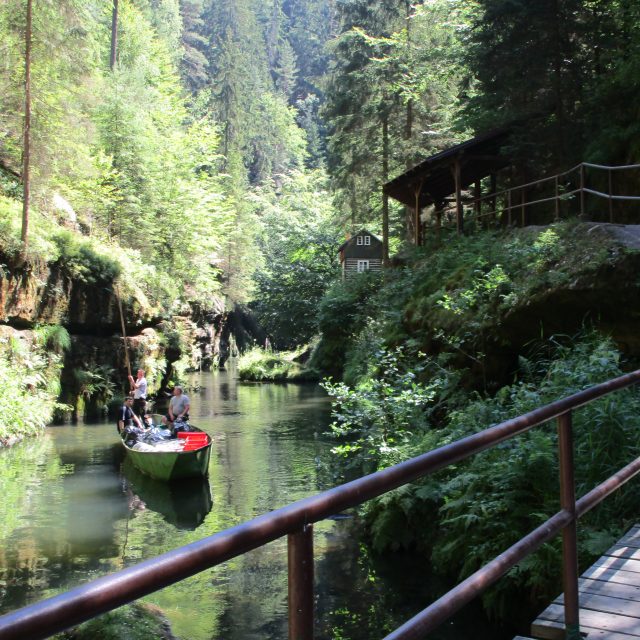Hřensko: soutěsky na řece Kamenici | foto: Eva Bucharová,  Český rozhlas