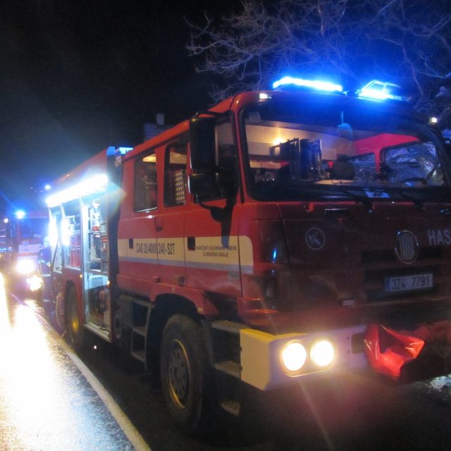 Zásah hasičů na Kudlově | foto: Hasičský záchranný sbor Zlínského kraje