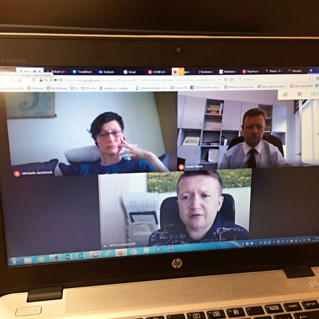 Videokonference dobrovolnictvi | foto: Gabriela Hauptvogelová,  Český rozhlas