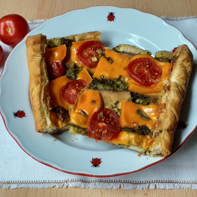 Slaný koláč s tofu | foto: Stanislava Brádlová,  Český rozhlas