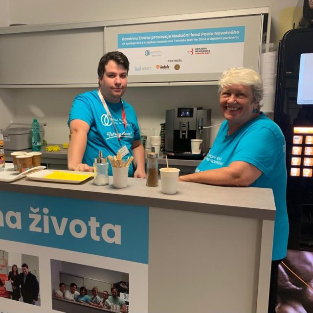 Kavárna života,  Krajská nemocnice Tomáše Bati ve Zlíně,  onkologické oddělení | foto: Blanka Kovandová,  Český rozhlas