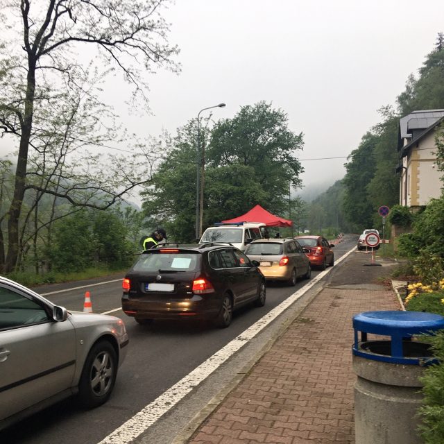 Hraniční přechod v Hřensku | foto: Daniela Pilařová,  Český rozhlas