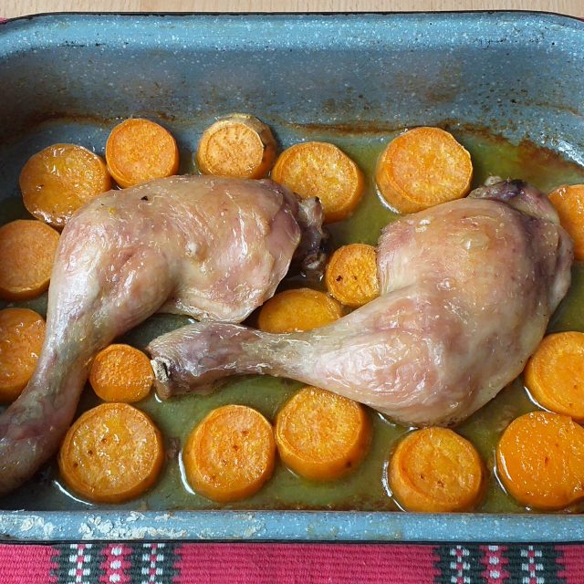 Kuře pečené s batáty | foto: Stanislava Brádlová,  Český rozhlas