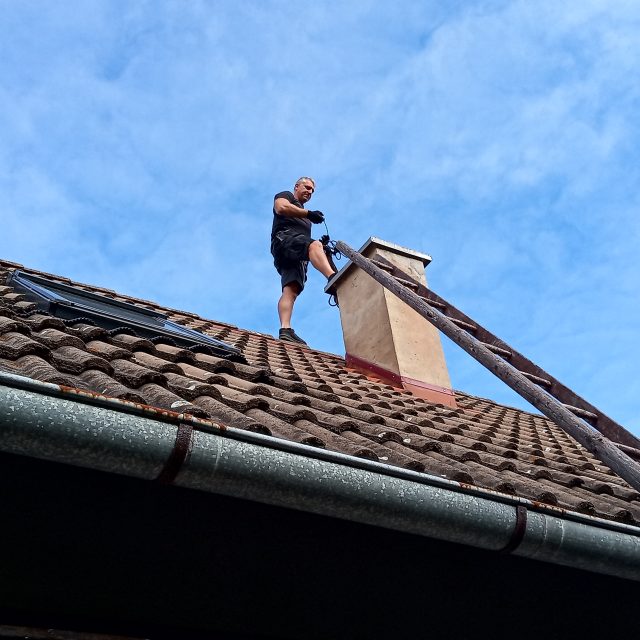 Kominík Přemysl Pokorný v akci | foto: Jana Vitásková,  Český rozhlas