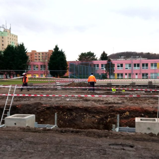 Bílina staví zbrojnici svým dobrovolným hasičům | foto: Jana Vitásková,  Český rozhlas