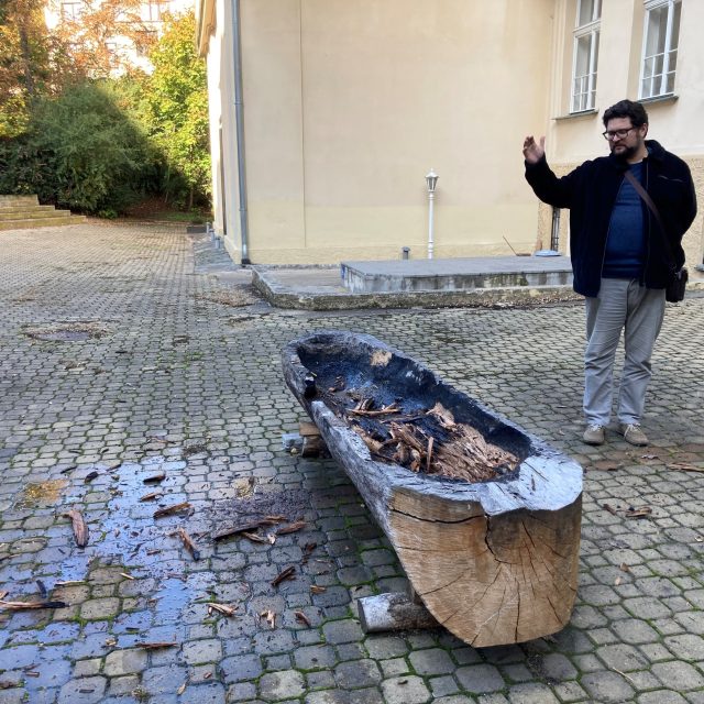 Historik Jiří Šlajsna zve do Mostu na Den archeologie | foto: Jan Beneš,  Český rozhlas