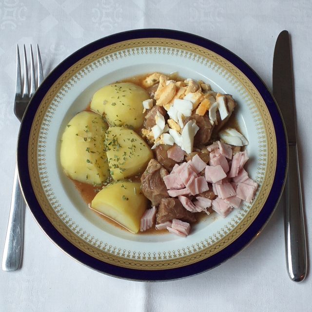 Vepřové s vejcem a šunkou | foto: Stanislava Brádlová,  Český rozhlas