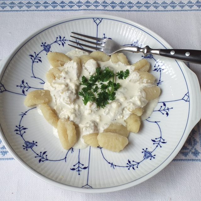 Gnocchi s  nivovou omáčkou | foto: Stanislava Brádlová,  Český rozhlas