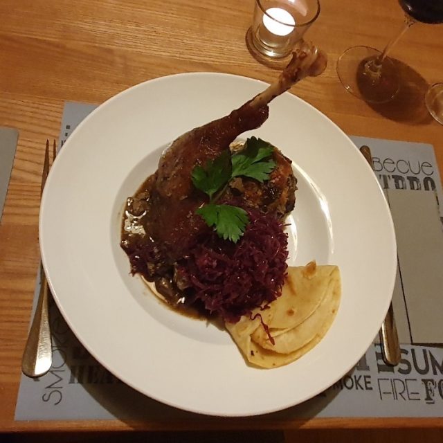 Husí pečínka s lokšemi | foto: Stanislava Brádlová,  Český rozhlas