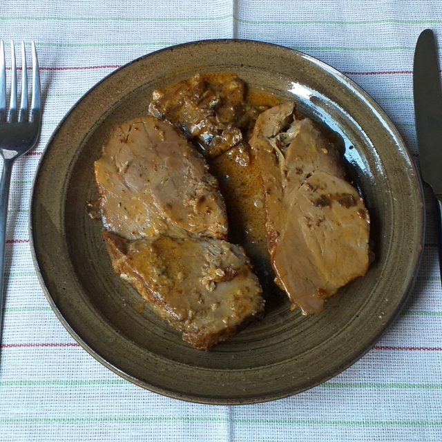 Krkovice pečená s houbami | foto: Stanislava Brádlová,  Český rozhlas