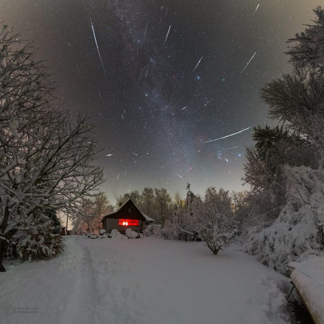 Geminidy | foto: Petr Horálek