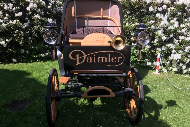 Automobil Daimlerz roku 1896 | foto: Gabriela Hauptvogelová,  Český rozhlas