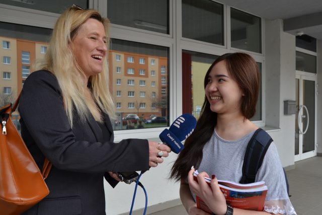 Mook při rozhovoru s Lenkou Šobovou | foto: Lenka Šobová,  Český rozhlas