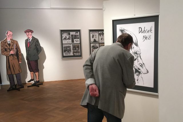 Muzeum v Ústí nad Labem představuje novodobé české dějiny v komiksu | foto: Gabriela Hauptvogelová,  Český rozhlas