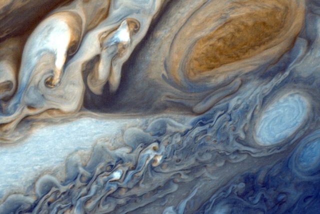 Velká rudá skvrna na Jupiteru | foto:  NASA