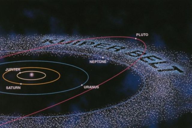 Kuiperův pás je plný rudých,  modrých a bílých těles | foto:  NASA