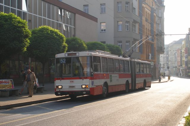 Trolejbus ústecké MHD  (ilustr. obr.) | foto: Gabriela Hauptvogelová,  Český rozhlas