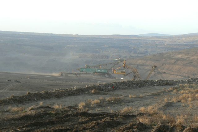 Těžba hnědého uhlí u Litvínova | foto: Gabriela Hauptvogelová,  Český rozhlas