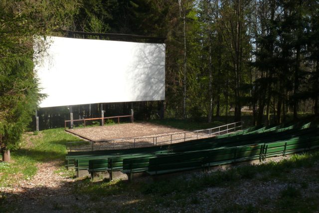 Letní kino v Černé v Pošumaví | foto: Jiří Čondl,  Český rozhlas