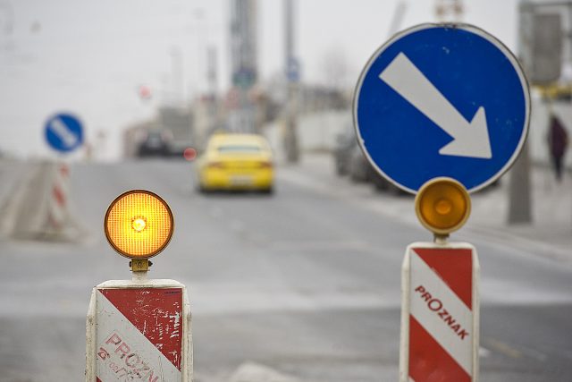 Dopravní značení,  práce na silnici | foto: Filip Jandourek