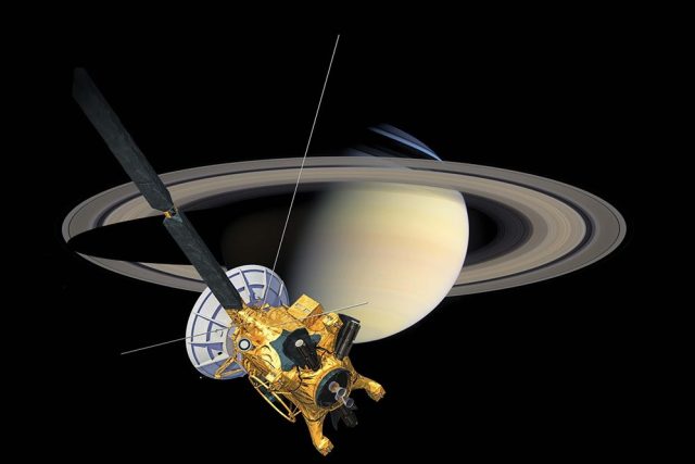 Sonda Cassini u Saturnu | foto:  NASA