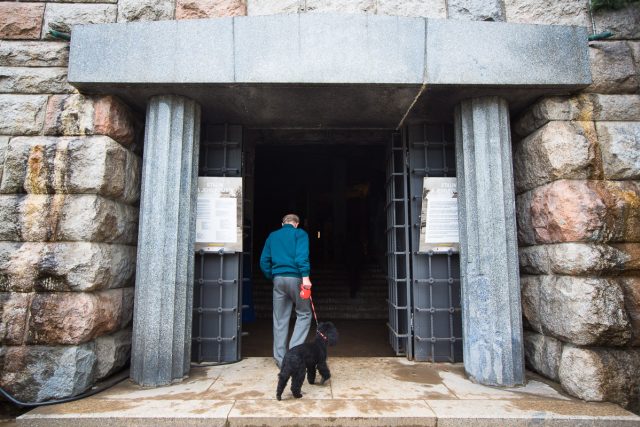 Podzemí bývalého Stalinova pomníku na Letné | foto: Jiří Šeda