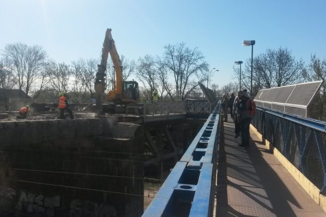 Litoměřice - oprava Tyršova mostu | foto: Lucie Valášková