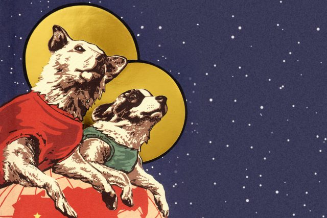 Obálka knihy Soviet Space Dogs spisovatelky Olesjy Turkiny | foto: Fuel Publishing